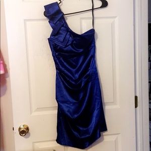 Sapphire bridesmaid dress